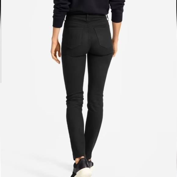 NWT Everlane The high rise skinny Jean in black ankle size 23 tall - Picture 4 of 10